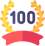 Ikona medal na 100